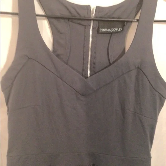 CYNTHIA ROWLEY GRAY DRESS - Picture 9 of 10